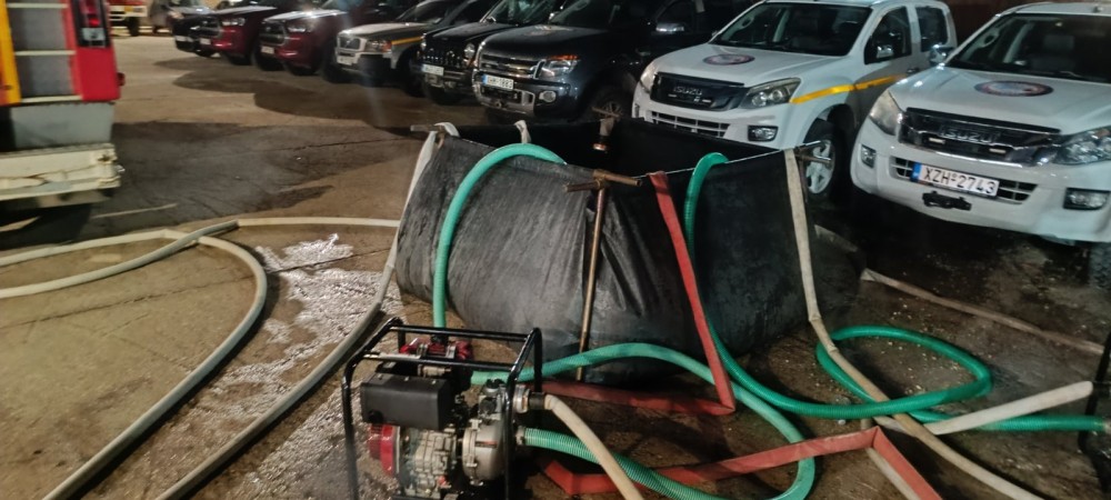 Εκπαίδευση Τμήματος Αντιμετώπισης Καταστροφών στις Αντλίες από την ΕΠΟΜΕΑ