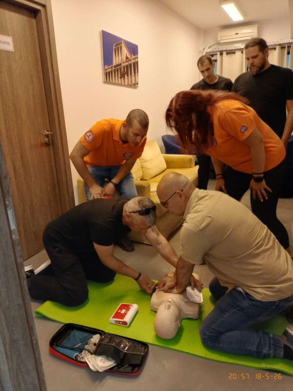 Σεμινάριο ΚΑΡΠΑ BLS/AED του Ευρωπαϊκού Συμβουλίου Αναζωογόνησης στην ΕΠΟΜΕΑ Αιγάλεω