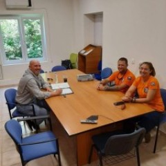 Meeting of EPOMEA Ikaria with the special advisor on matters of Civil Protection and Sports Mr. Nikos Vassilios