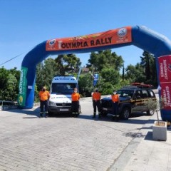 Υγειονομική κάλυψη 1ου Olympia Rally  Υγειονομική κάλυψη 1ου Olympia Rally