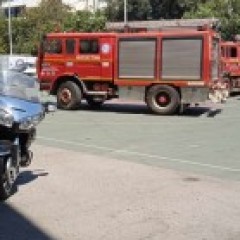 Φωτιά σε αποθήκη στην οδό Ορφέως. Φωτιά σε αποθήκη στην οδό Ορφέως.