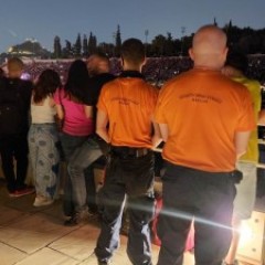 Υγειονομική κάλυψη, συναυλία Βασίλη Παπακωνσταντίνου, Καλλιμάρμαρο. Υγειονομική κάλυψη, συναυλία Βασίλη Παπακωνσταντίνου, Καλλιμάρμαρο.